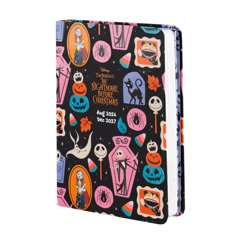 Grupo Erik Disney The Nightmare Before Christmas - 2026/2027 Week To View Pocket 17 Months Academic School Diary - Multicolours